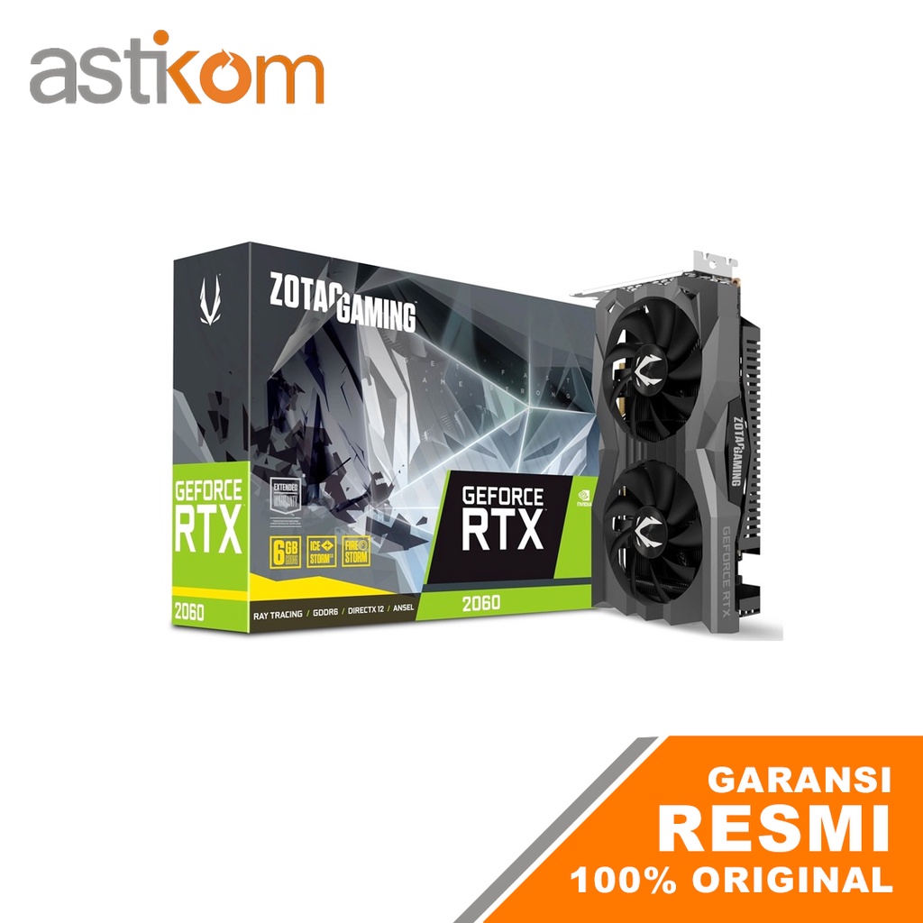 VGA Zotac RTX 2060 12GB DDR6 192 Bit NON LHR