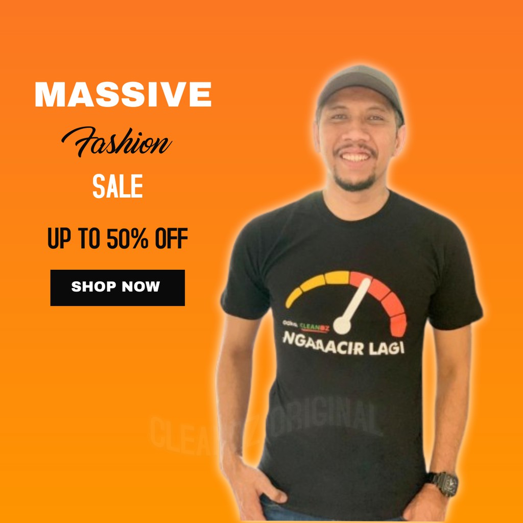 T-shirt Atasan Cleanoz Ngacir Lagi Arli Kurnia