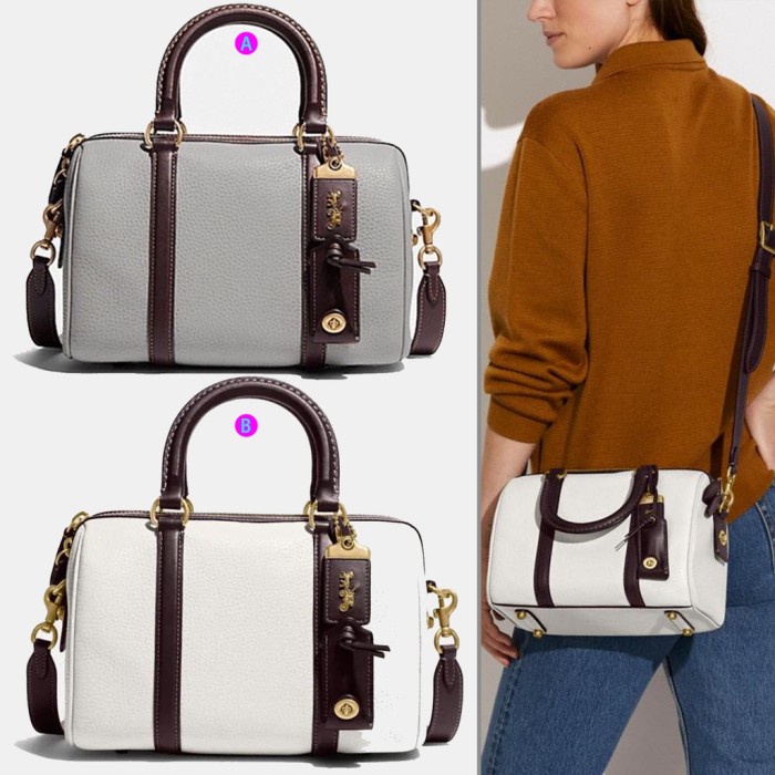 Coach Ruby Satchel 25 In Colorblock Original - A