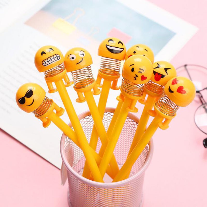 OVERFLOWS.ID BOLPEN EMOJI KEPALA PER PULPEN KARAKTER BOLPOINT MURAH