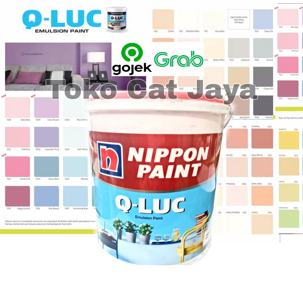 Cat Tembok QLUC 18 kg 1 PAIL / Cat Tembok Nippon Paint 1 Ember