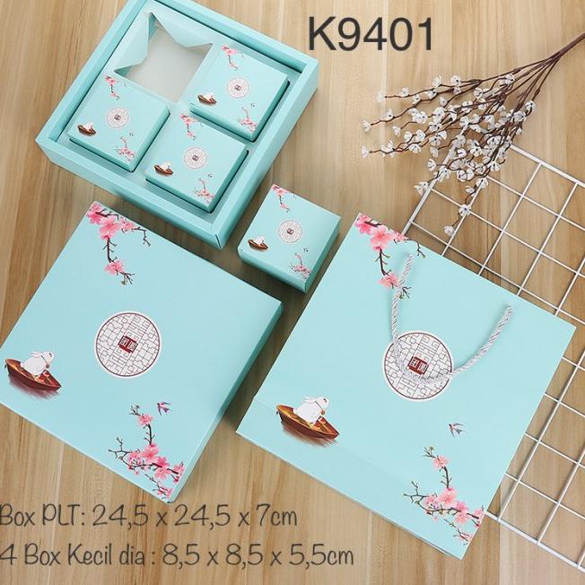 

Pasti Murah SP9NT Kotak Mooncake K9401 dus Kue Bulan| Box| Packaging| K90| K94 50 Stock Banyak