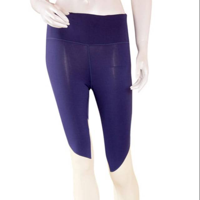 FIORI Legging de ANGELO NAVY WHITE | Legging 7/8 | Legging Olahraga Senam | Celana Panjang Olahraga