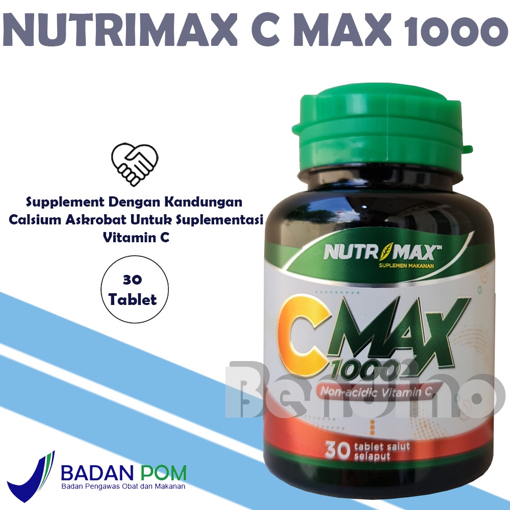 Jual Nutrimax C Max 1000 30 Tabs - Vitamin C 1000Mg 1000 Mg ...