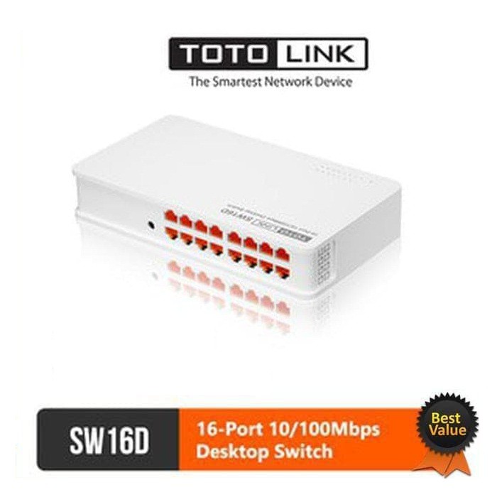 TOTOLINK SW16D Switch Desktop 16 Port