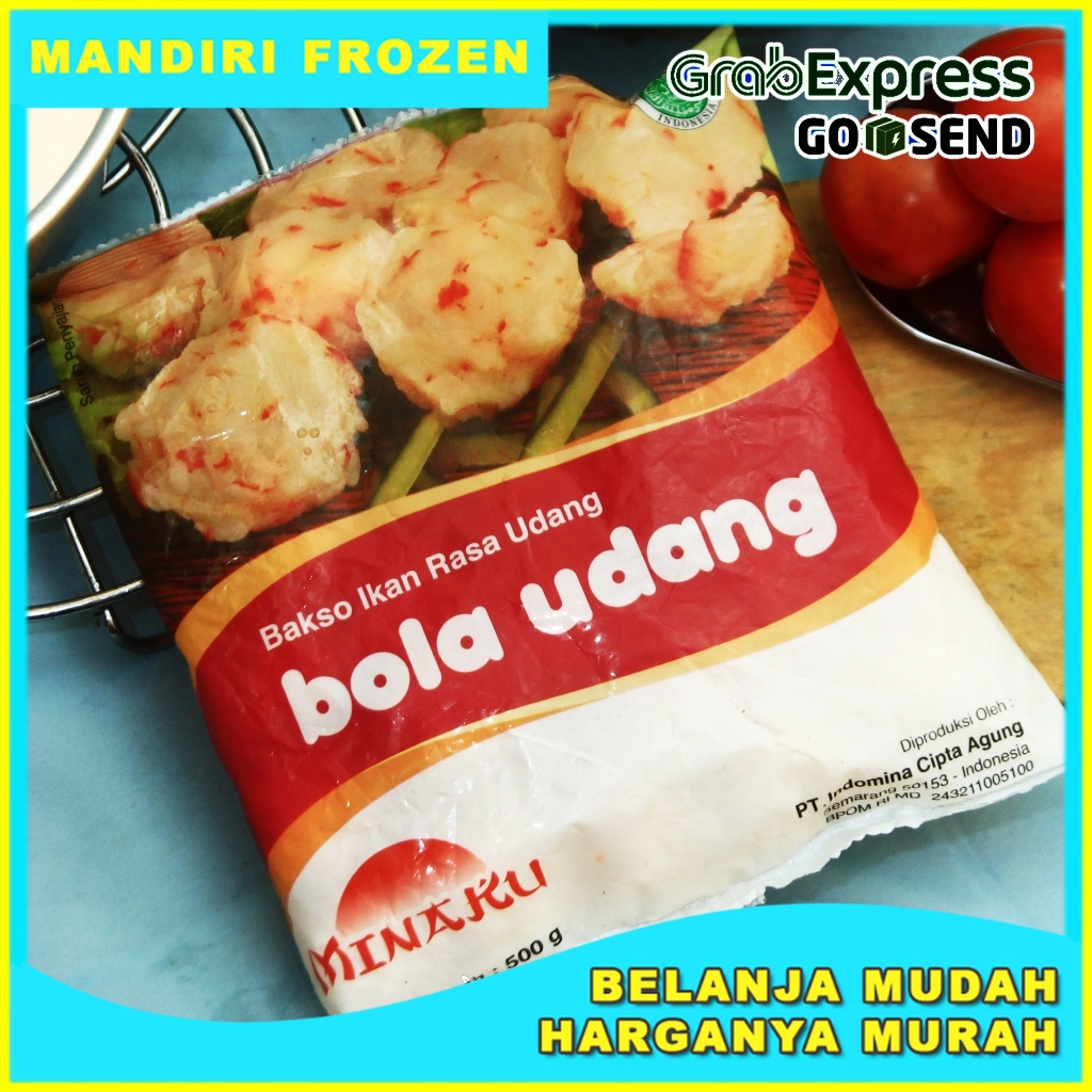 

MINAKU Baso Bola Udang 500gr - Makanan Beku Olahan