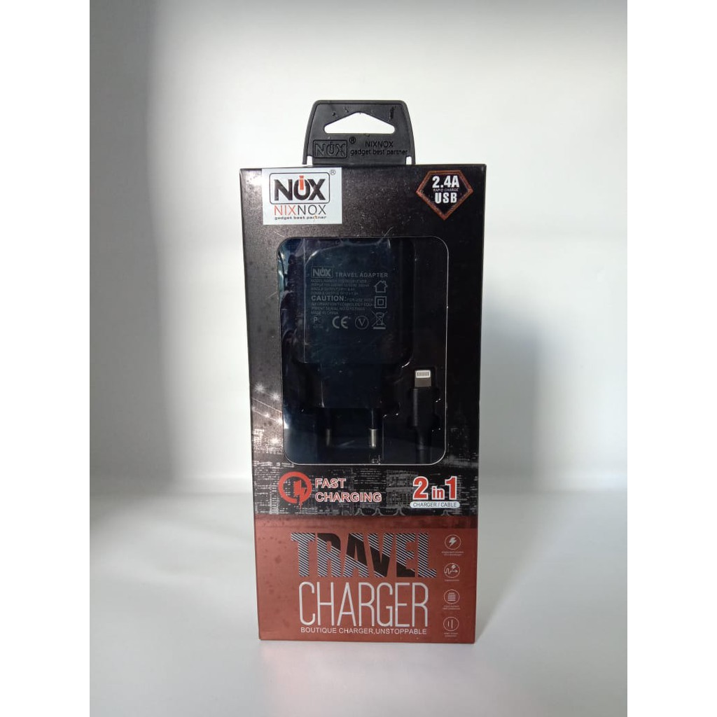 CHARGER NIX NOX 2 USB2.4A FOR IPHONE