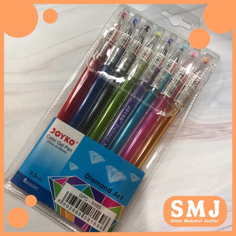 

PULPEN 8 WARNA PULPEN DIAMOND ART JOYKO GPC-309 S (0.5mn)