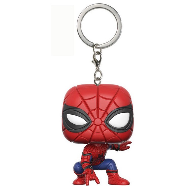 Funko Pop Avengers Spider Man Across The Spider-Verse The Spot Gwen Stacy Peter Parker Vinyl Figure Liontin Gantungan Kunci