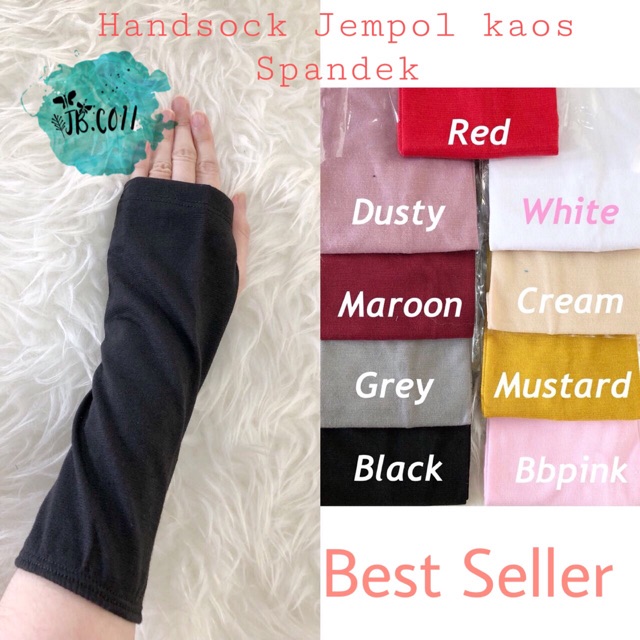 TERMURAH HANDSOCK PENDEK SPANDEK JEMPOL BEST SELLER