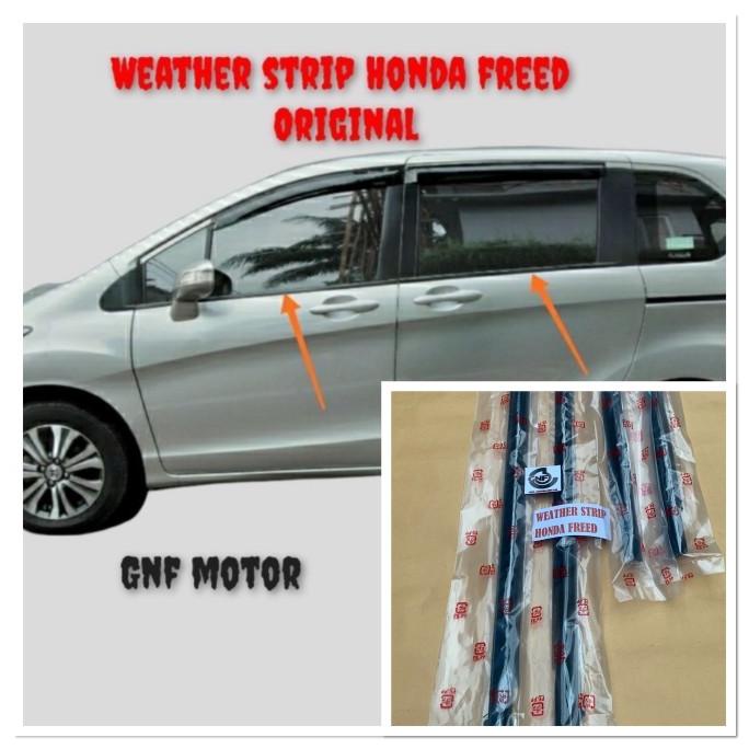 WEATHER STRIP PELIPIT KACA PELIPIT PINTU HONDA FREED ORIGINAL(set)
