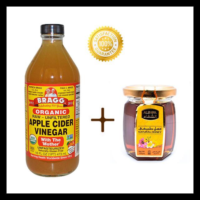 

Cuci Gudang Bragg Apple Cider Vinegar 473 Ml + Natural Madu Arab Al Shifa Original