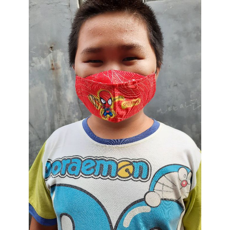 MASKER ANAK KARTUN 3D / MASKER  ANAK KPOP/ TIDAK LUNTUR DAN BERGARANSI ADA 9 VARIAN MOTIF