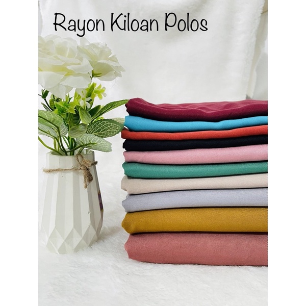 KAIN RAYON KILOAN MURAH (0.5 KG) PILIH MOTIF