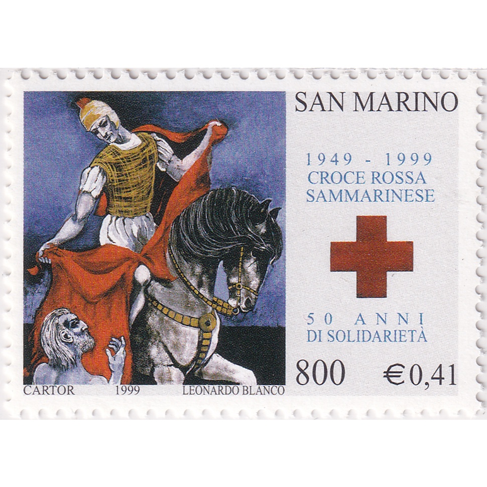 

Prangko San Marino 1999 - The 50th Anniversary of the San Marino Red Cross