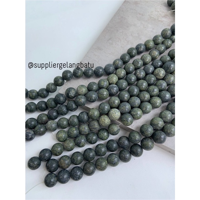 Black Jade 16mm magnetic bahan gelang kalung kesehatan premium akik