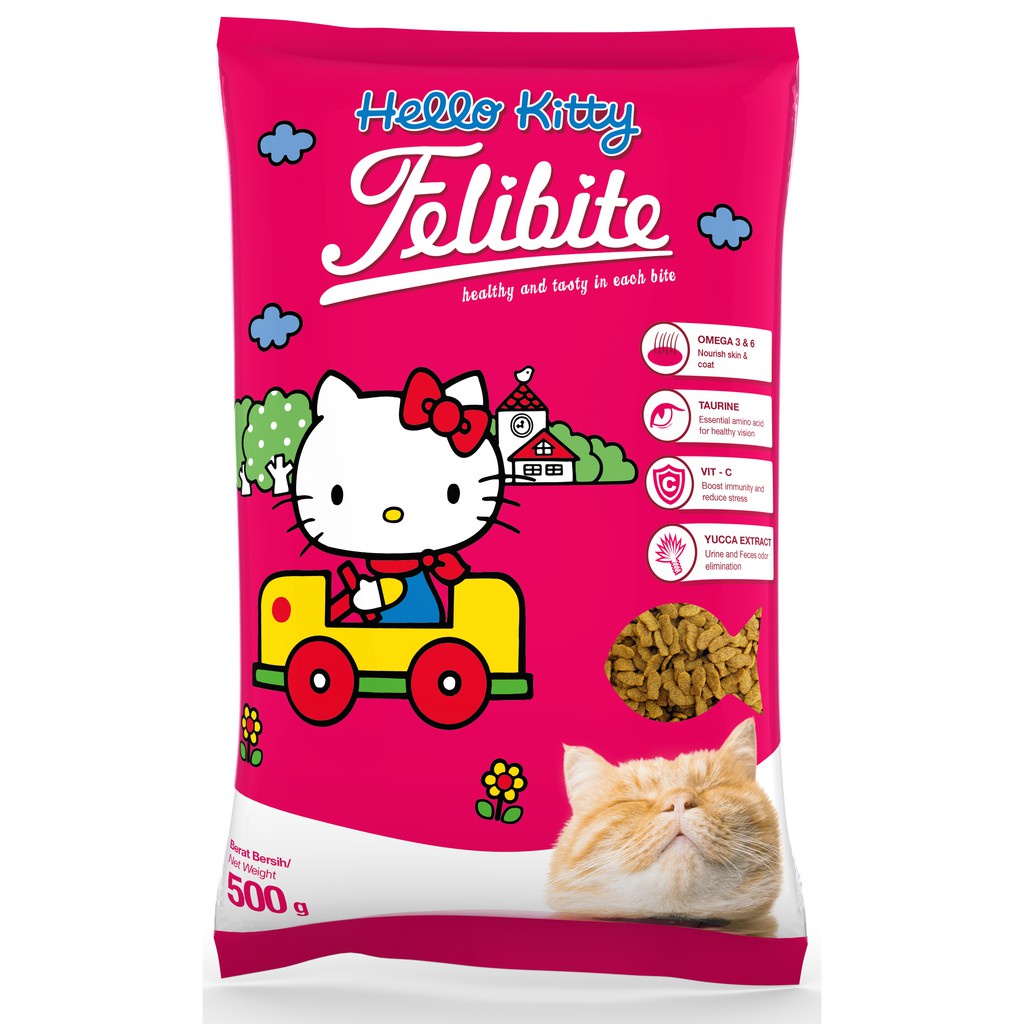 (Freshpack) Makanan Kucing Kering FELIBITE 500 Gram / Dry Cat Food Murah