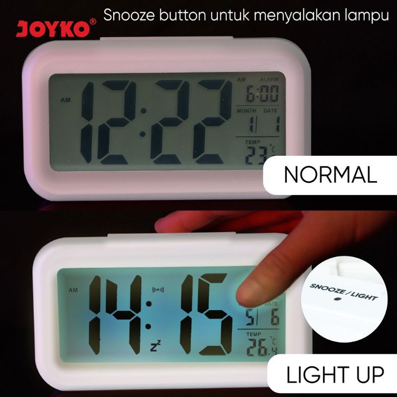 Jam Beker Dering Digital Alarm Clock Joyko ALCL-602D