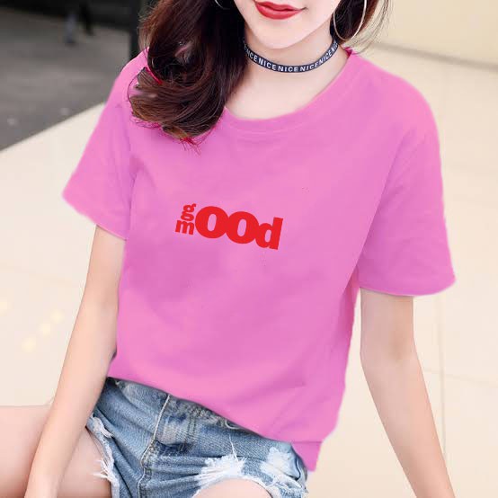 YOURSTYLE1119 - KAOS GOOD MOOD BAJU KAOS WANITA DISTRO UNISEX OVERSIZE JUMBO KEKINIAN TERLARIS