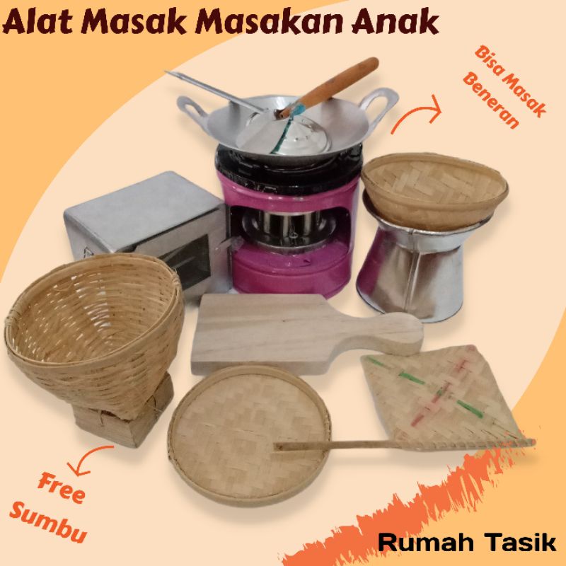 Mainan Kompor Mini Set Kitchen Set Mainan Masak Masakan Anak Paket Anak Hebat