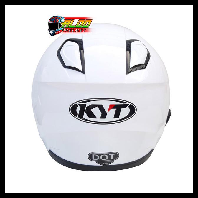 Helm Kyt Kyoto Solid White / Helm Terlaris