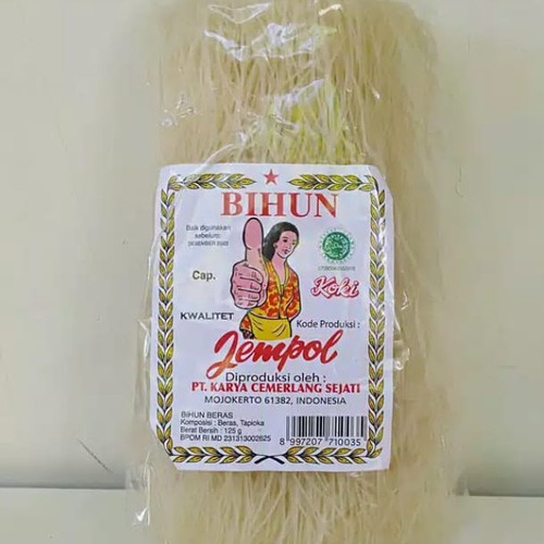 

Bihun Beras cap Jempol 125gr