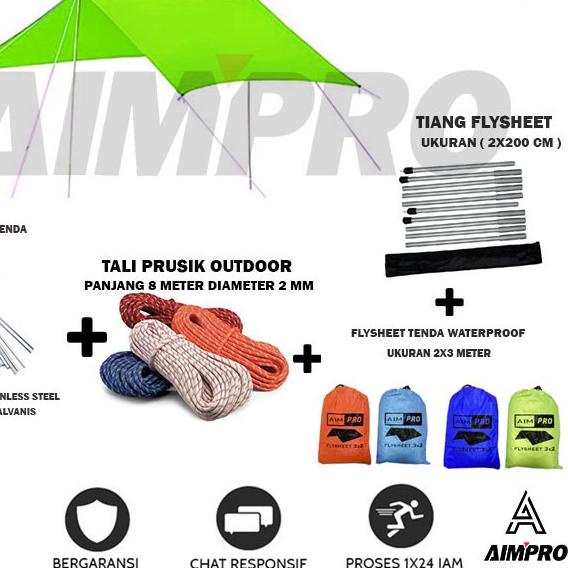 ◙ AIMPRO Flyseet tenda 2x3 3x2 METER ➩