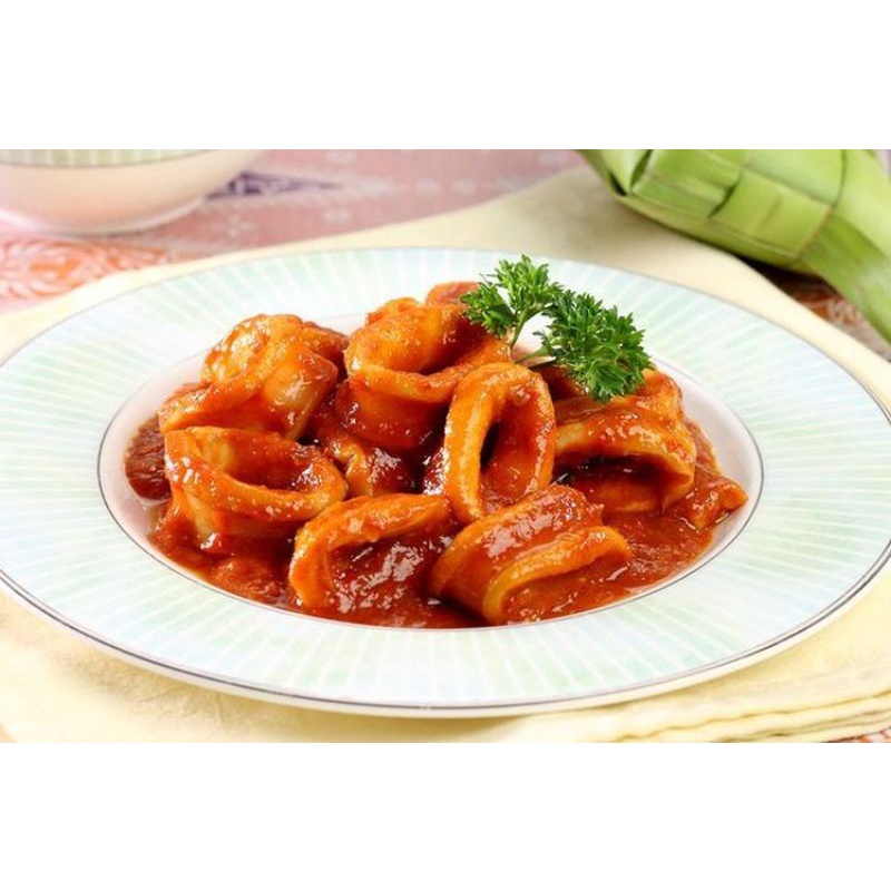 

cumi basah saus padang fresh masak dadakan rasa mantul