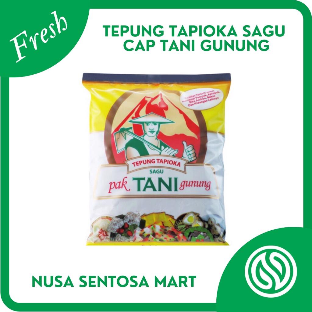 

Sagu Tani Tepung Tapioka Cap Pak Tani Gunung 500 gram