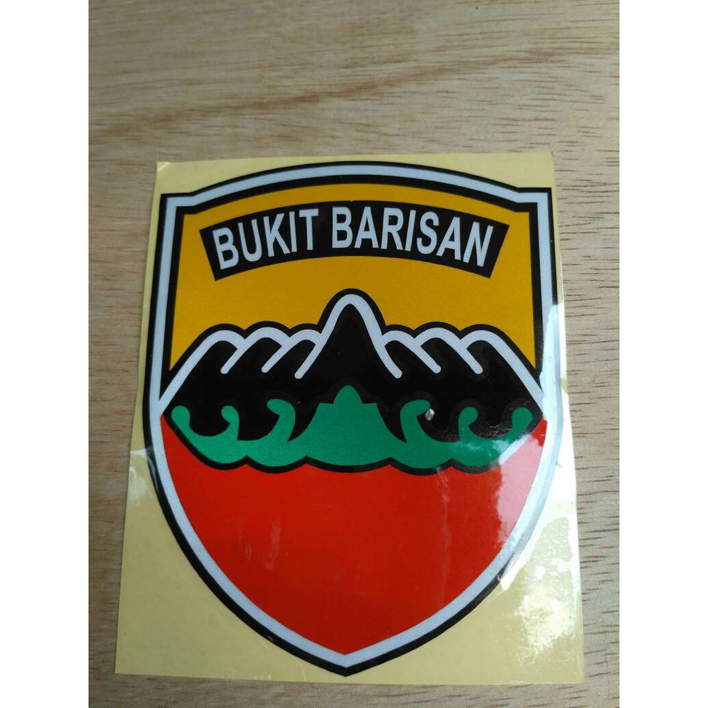 stiker stiker kaca cutting bukit barisan