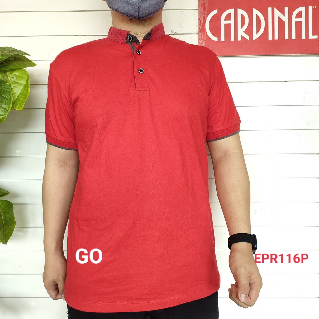 gof KPYB CARDINAL KAOS KRAH BULAT POLO Cowok Kaos Pria Lengan Pendek Pakaian Laki Laki Dewasa Distro Original