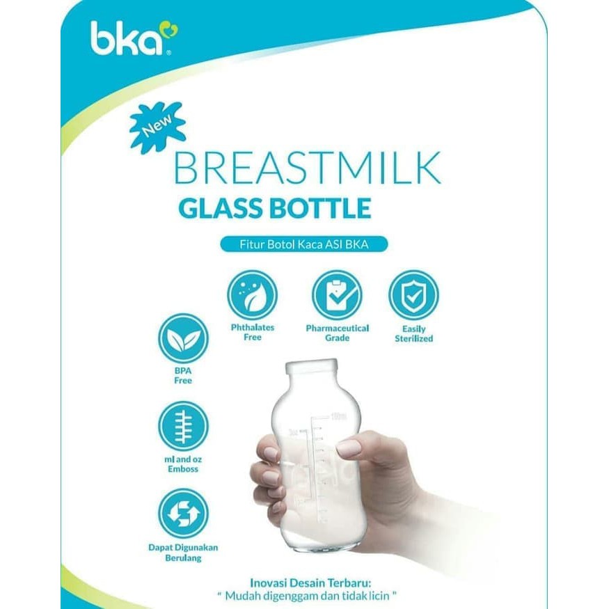 Botol ASI Kaca BKA isi 8pcs