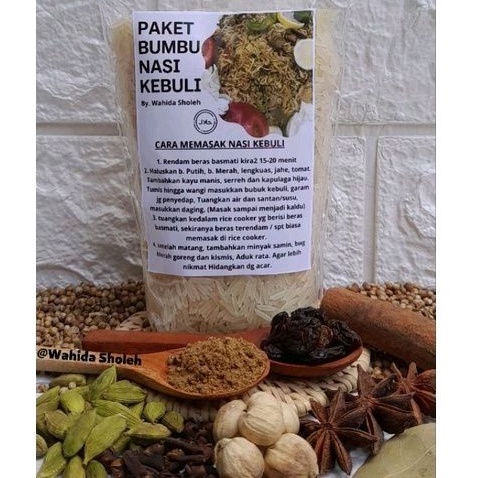 

Korzaln Paket Beras Basmati + Bumbu Nasi Kebuli Mandhi Briyani Bukhari