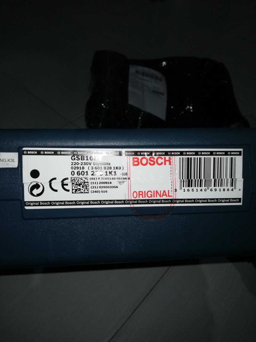 Bosch Impact Drill/ Mesin Bor Tembok Gsb 16 Re