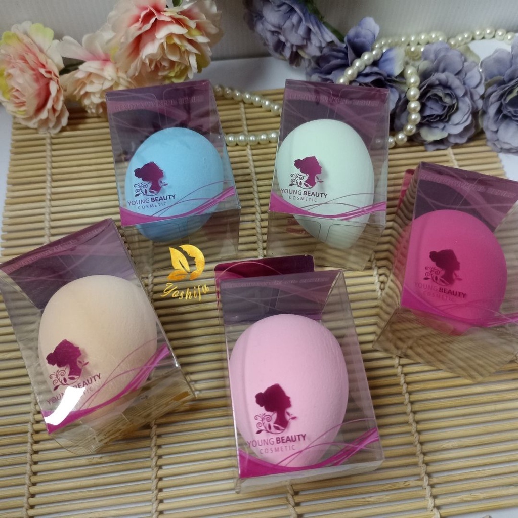 Spons Blender Telur Guci | Spons Make Up | Beauty Blender | Spons Muka | Sponge Bedak