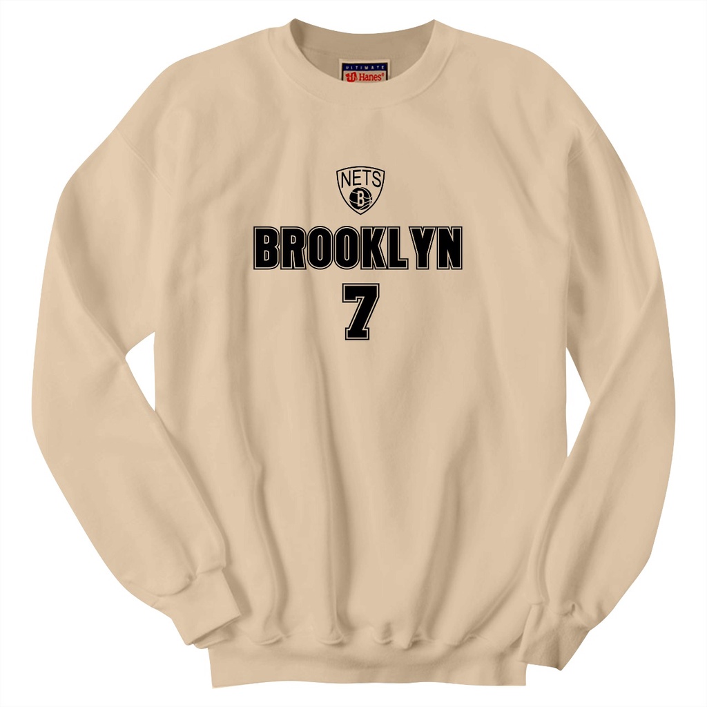 Sweater Crewneck BROOKLYN Distro Bahan Fleece Sweatshirt Pria &amp; Wanita