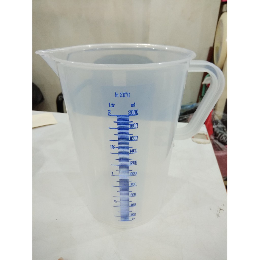 Gelas Ukur Gelas Ukuran / Gelas Takar 2 Liter / 2000ml