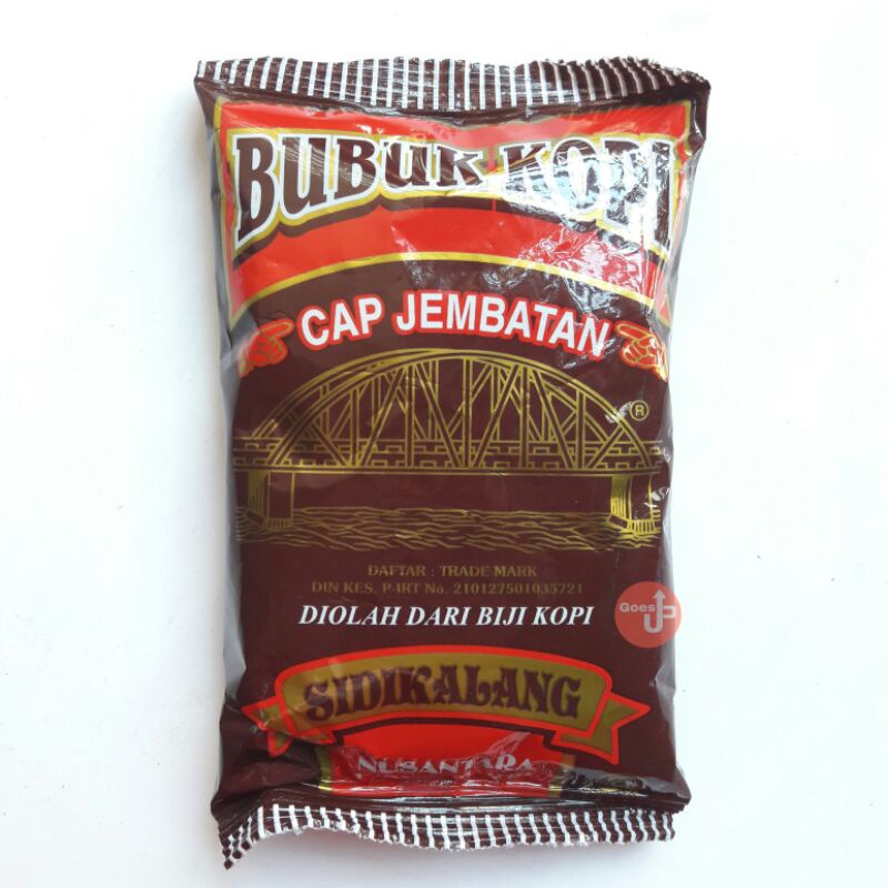 

Kopi Bubuk Hitam Sidikalang Cap Jembatan Bubuk Kopi Medan Kopi Nusantara 90 gram