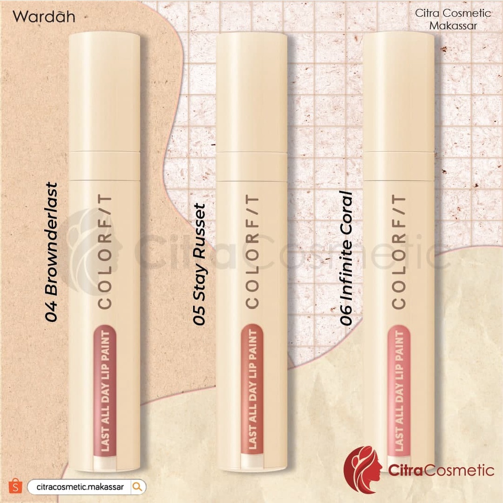 Wardah Colorfit Last All Day Lip Paint