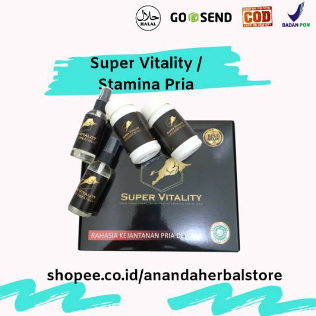 Promo Super Vitality Stamina Original untuk pria dewasa