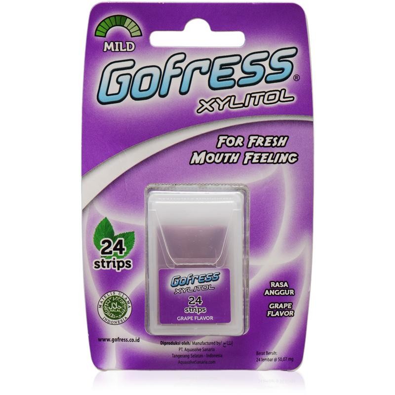 

Gofress Xylitol Grape 24s