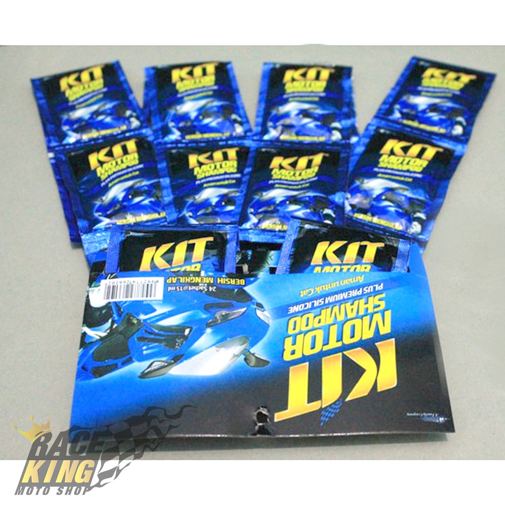 Kit Shampoo 15ml Persaset Sampo Kit Motor Mobil (1 Pack 12 Bungkus)
