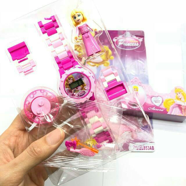 Jam Tangan Lego Anak-anak Frozen/Mickey/Princess/Batman/Iron Man/Spiderman