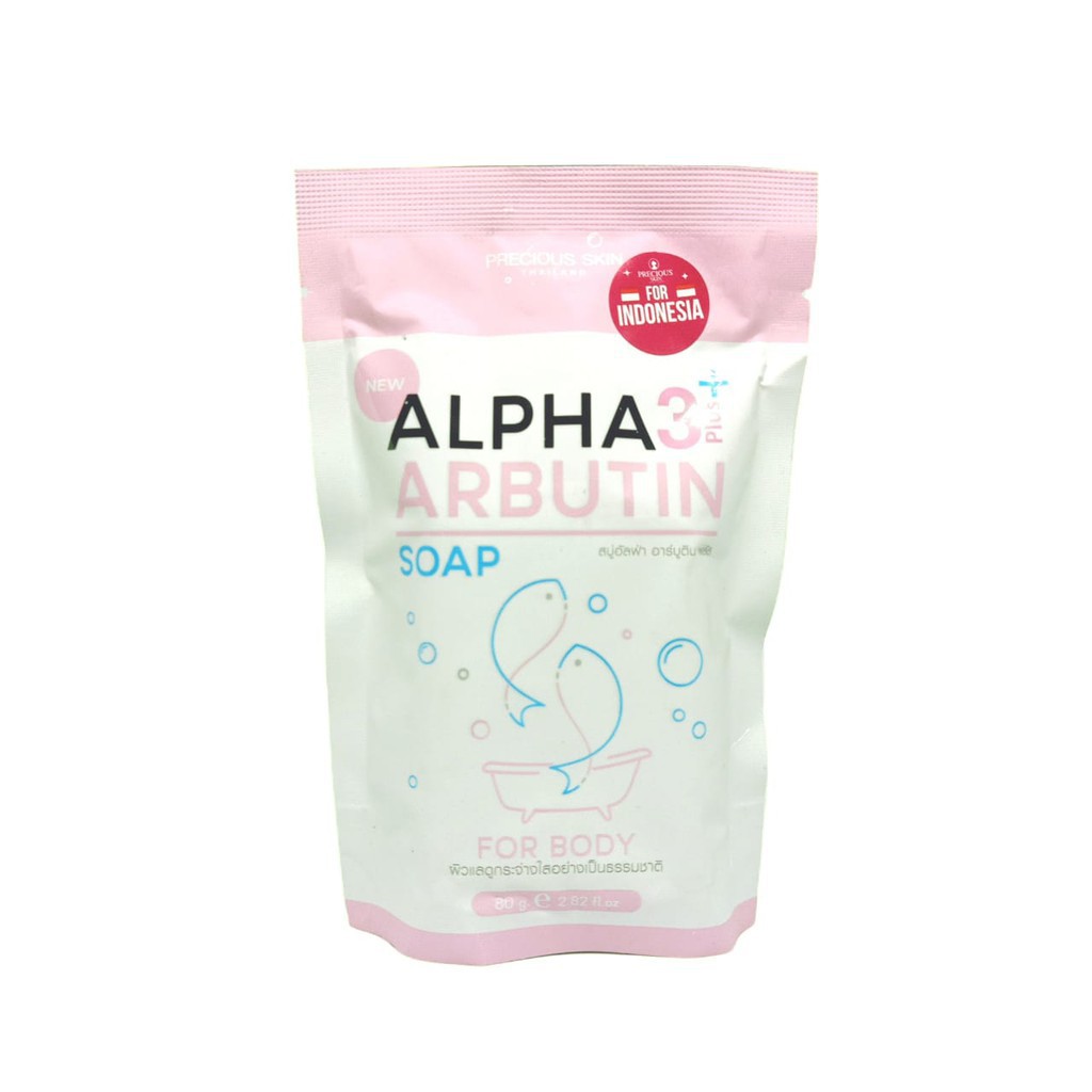 ALPHA ARBUTIN 3+ Plus Collagen Whitening Soap / Alpha Arbutin 3 Plus Soap 80 gr