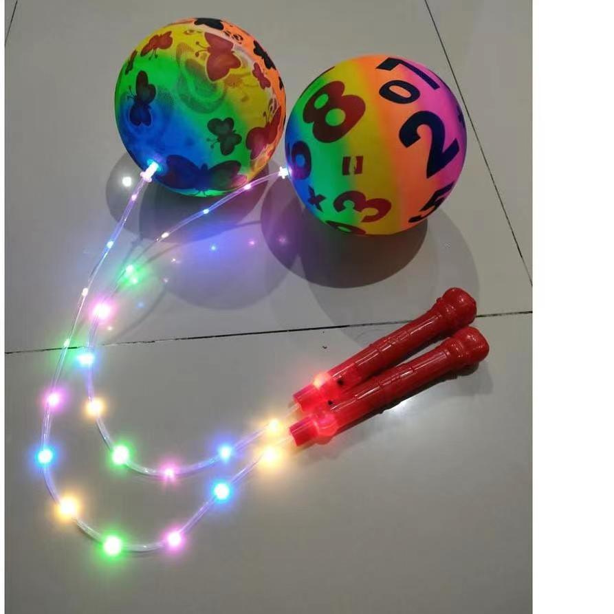 MAINAN BOLA KARET LAMPU MENYALA / MAINAN ANAK-ANAK BOLA LED