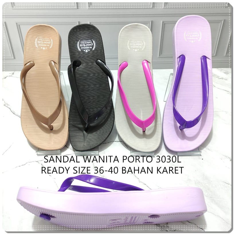 Sandal Jepit / Sandal Karet / Sendal Jepit Wedges Porto 3030 L