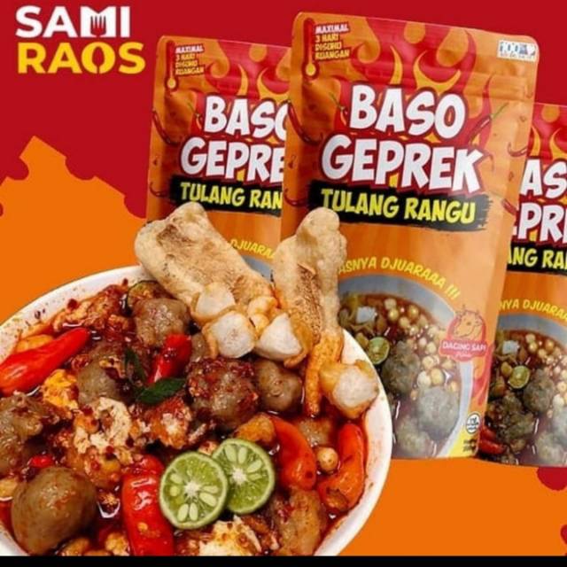 

Bakso geprek tulang rangu