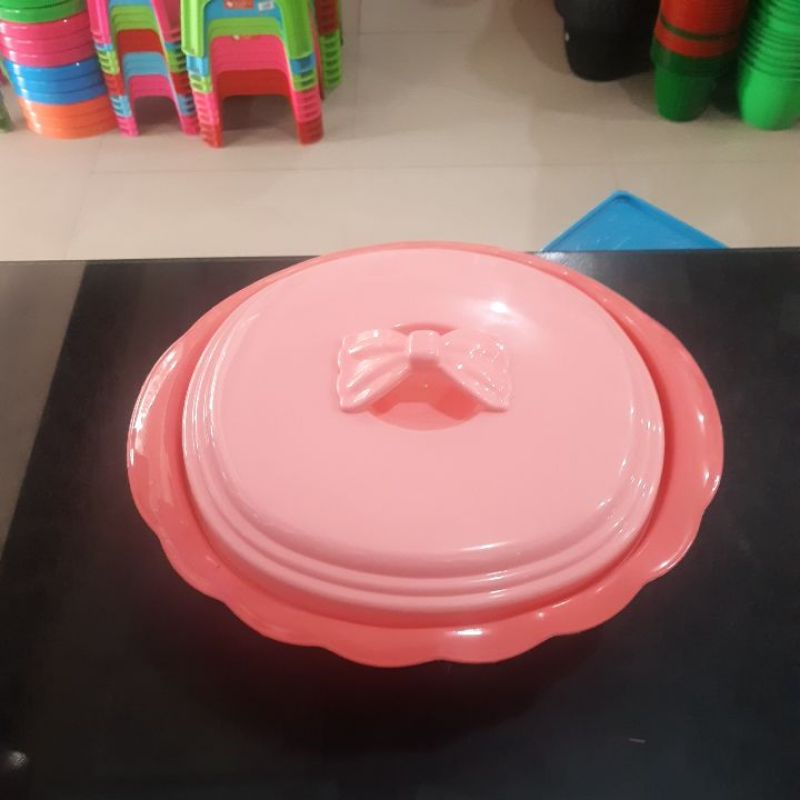 basi tutup bulat, tempat sayur tutup