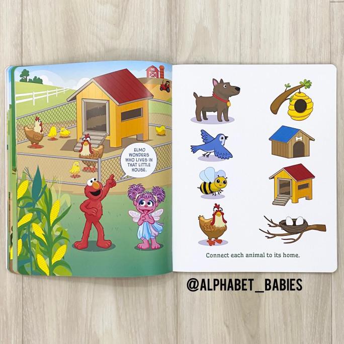Sesame Street Elmo On The Move At The Farm Activity Book