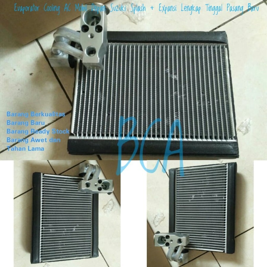 EVAPORATOR EVAP Cooling AC Mobil Depan Suzuki Splash dan Expansi Lengkap Tinggal Pasang